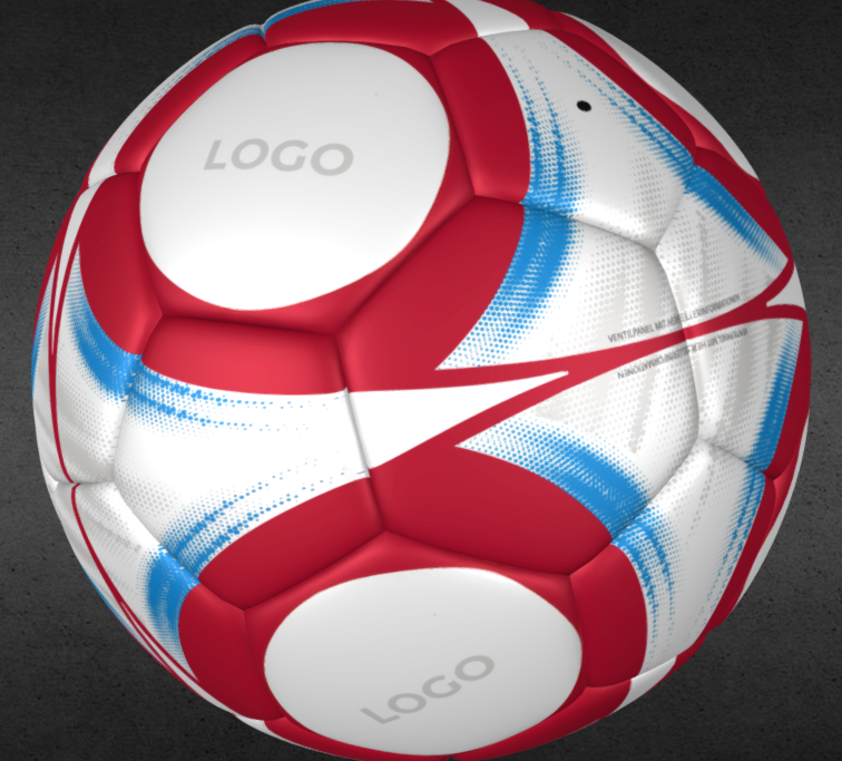 fotboll 3d design