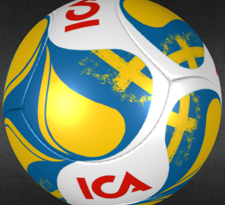 ICA stärker sitt varumärke med en egen fotboll.