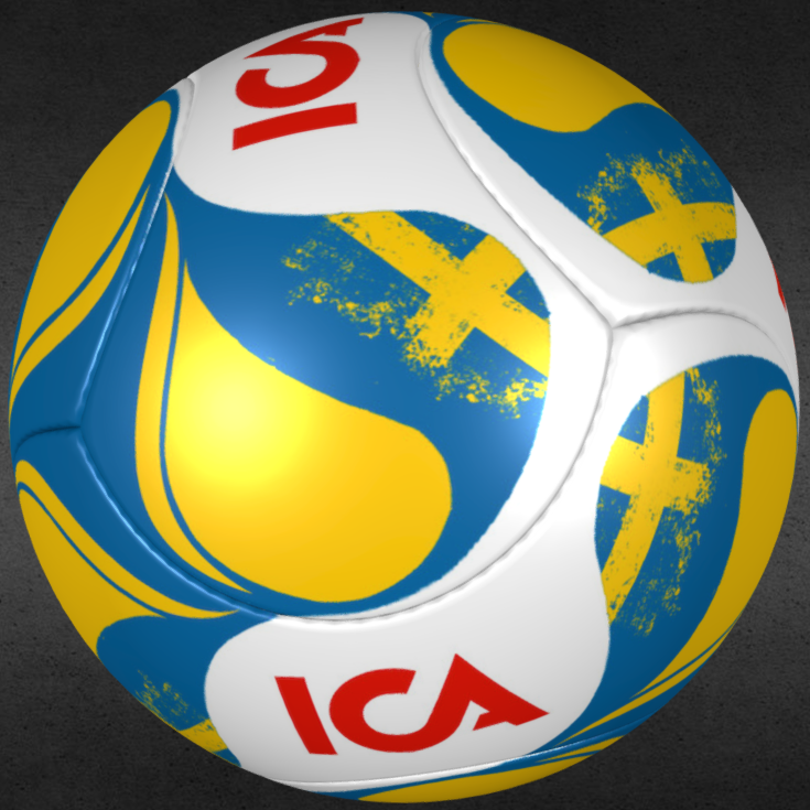 ICA tog fram en egen fotboll som give away och försäljning i butikerna inför och under fotbolls VM 2026
